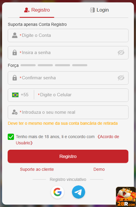 Experiência de Jogos 28r.com
